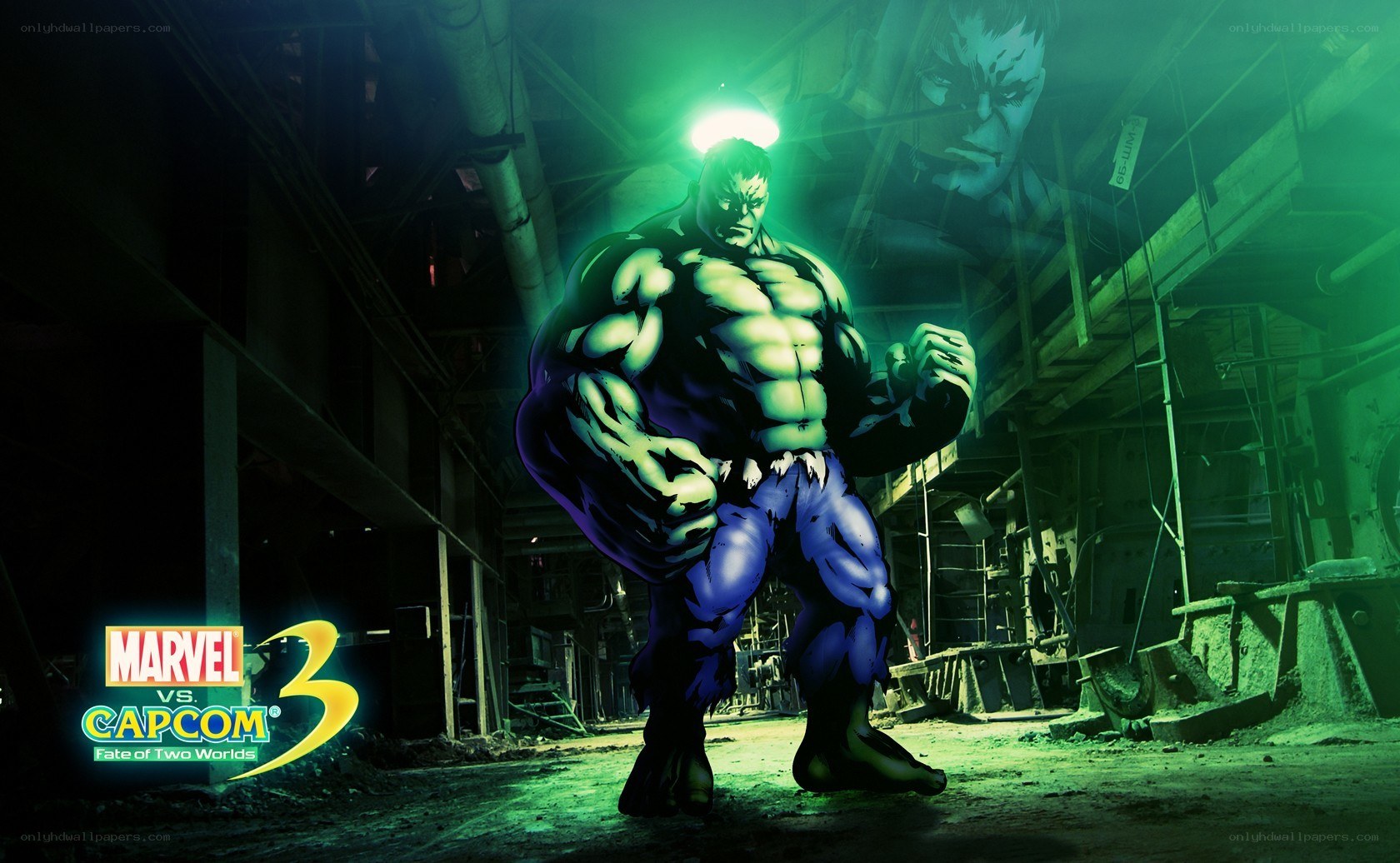 Hulk in industrial setting