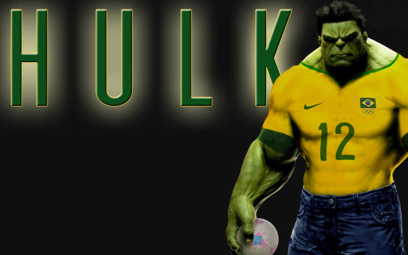 Hulk in Soccer Jersey