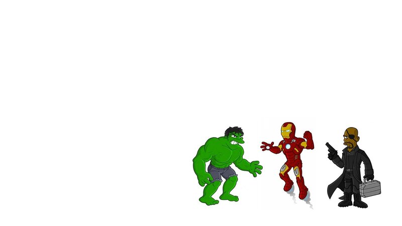 Hulk Iron Man Nick Fury