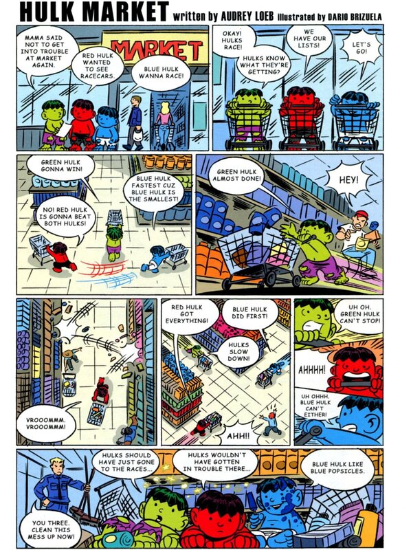 Hulk Market Comic