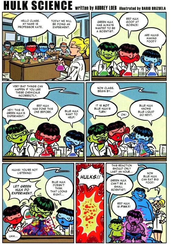 Hulk Science Comic