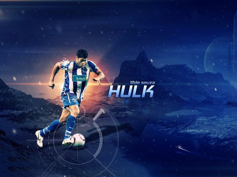 Hulk soccer player action