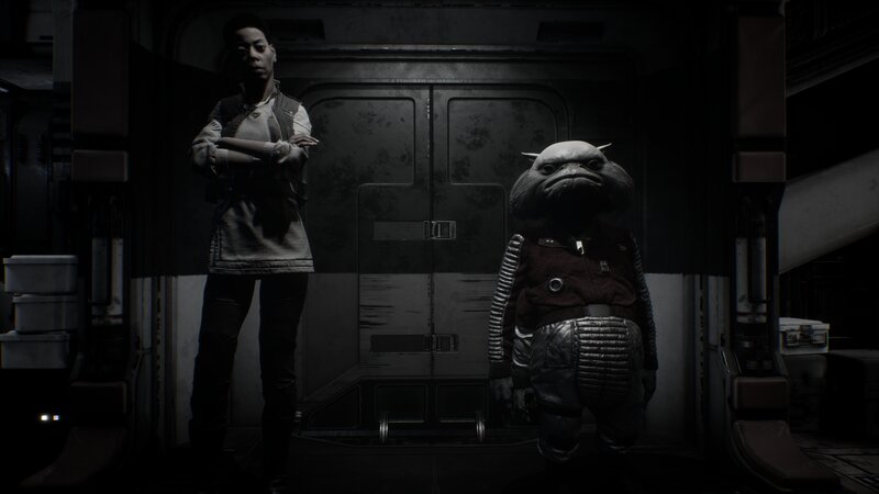Human and Alien Characters — Black, Dramatic