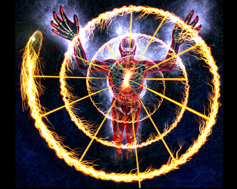 Human energy field visualization