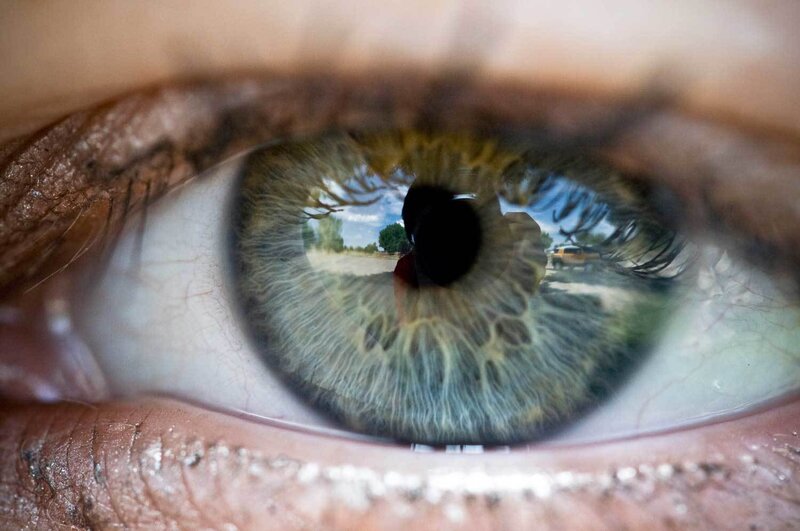 Human Eye with Reflection