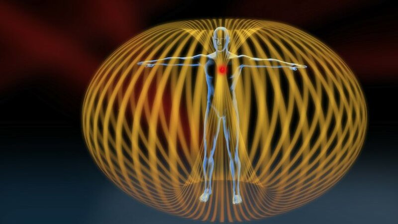 Human Figure with Energy Field