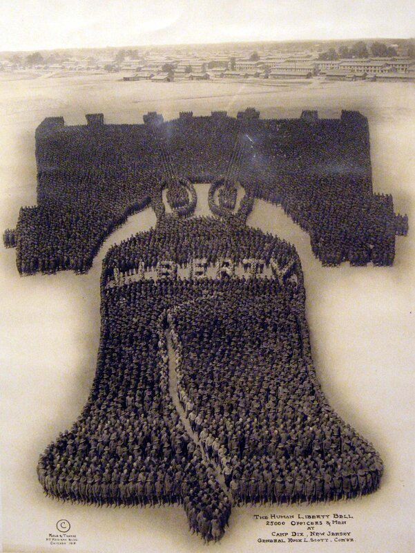 Human Liberty Bell formation