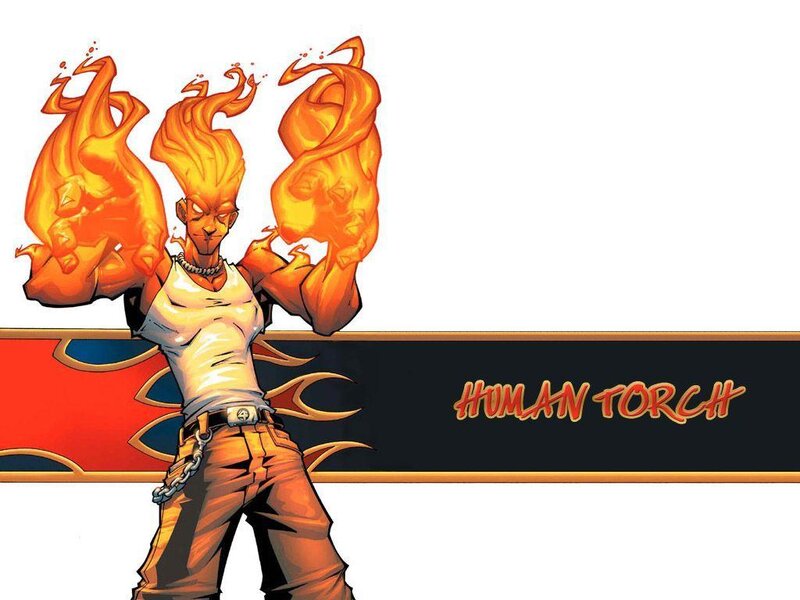 Human Torch character art