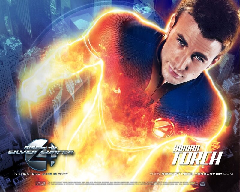Human Torch from Rise of the Silver Surfer
