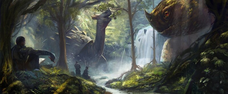 Humans with Dinosaurs