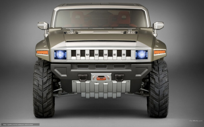 Hummer concept vehicle front view