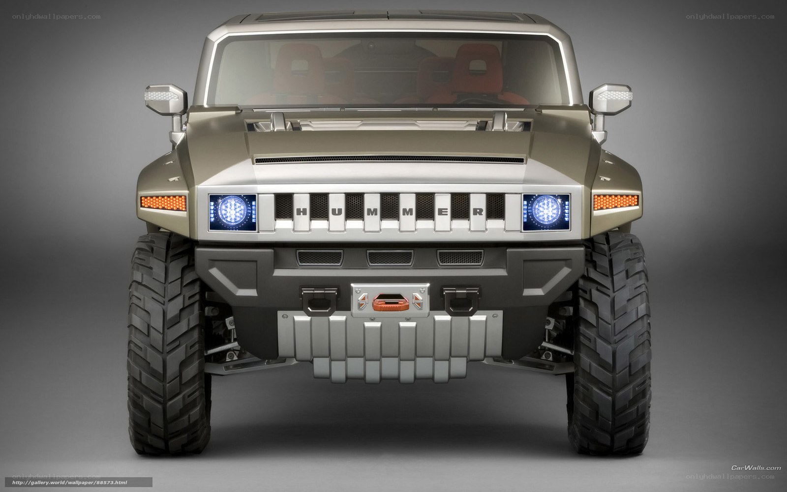 Hummer concept vehicle front view