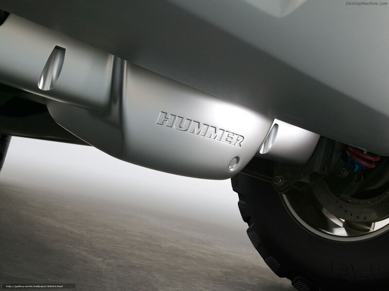 Hummer exhaust detail