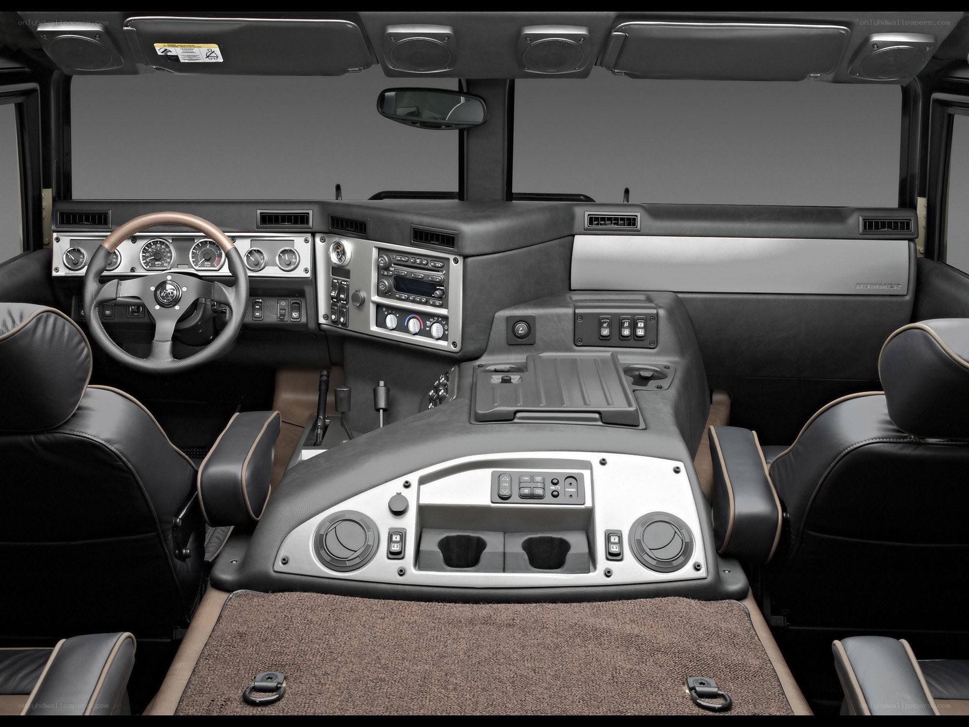 Hummer H1 interior view