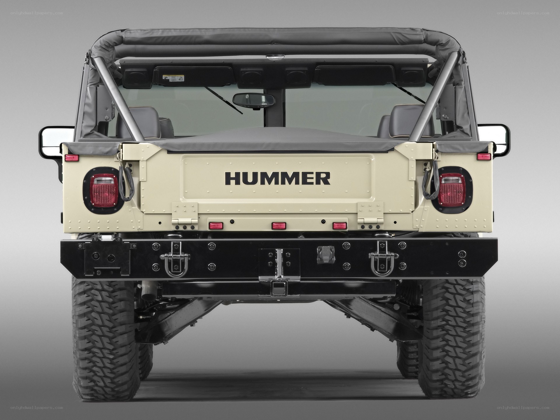 Hummer H1 rear view