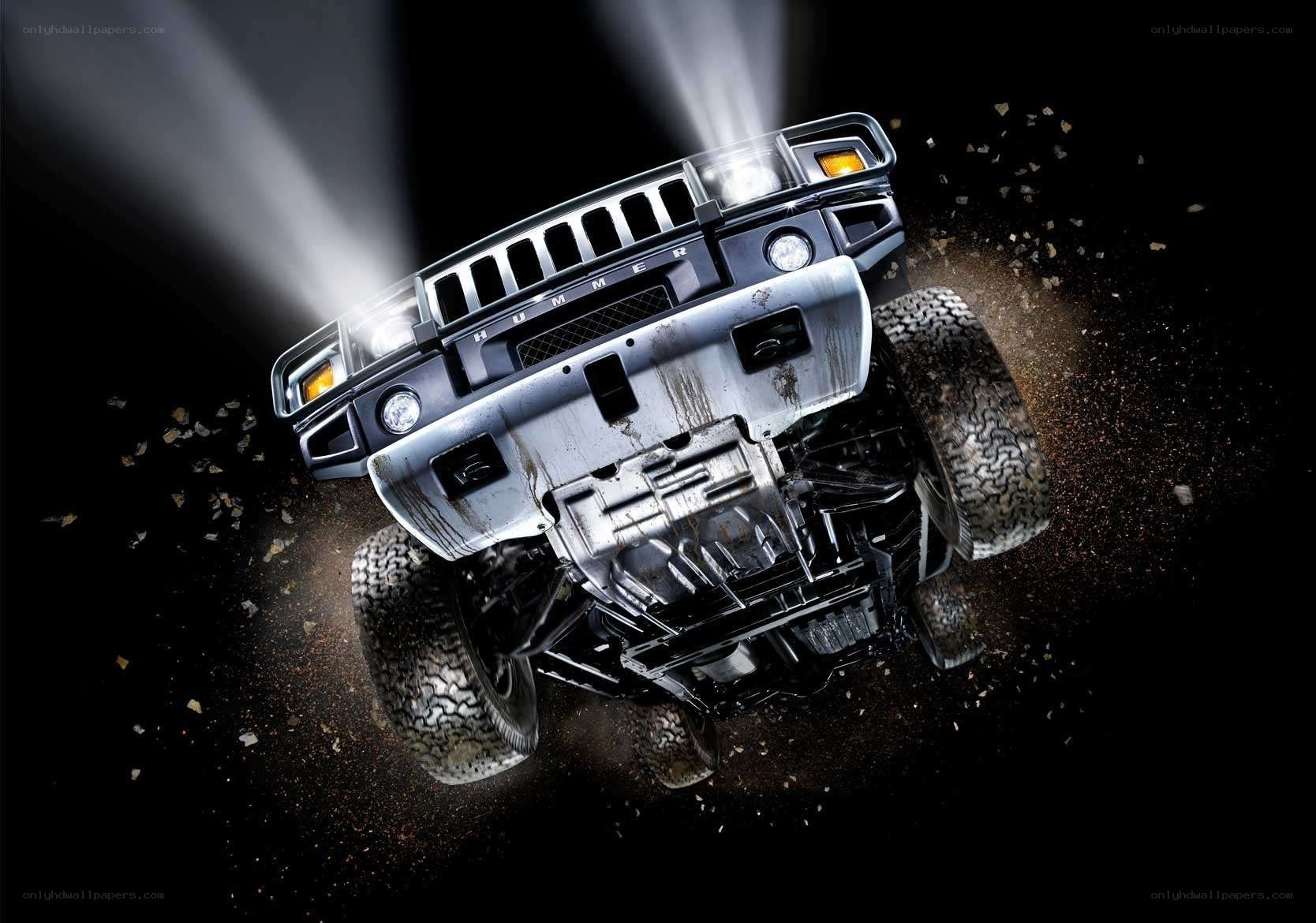 Hummer H2 in action