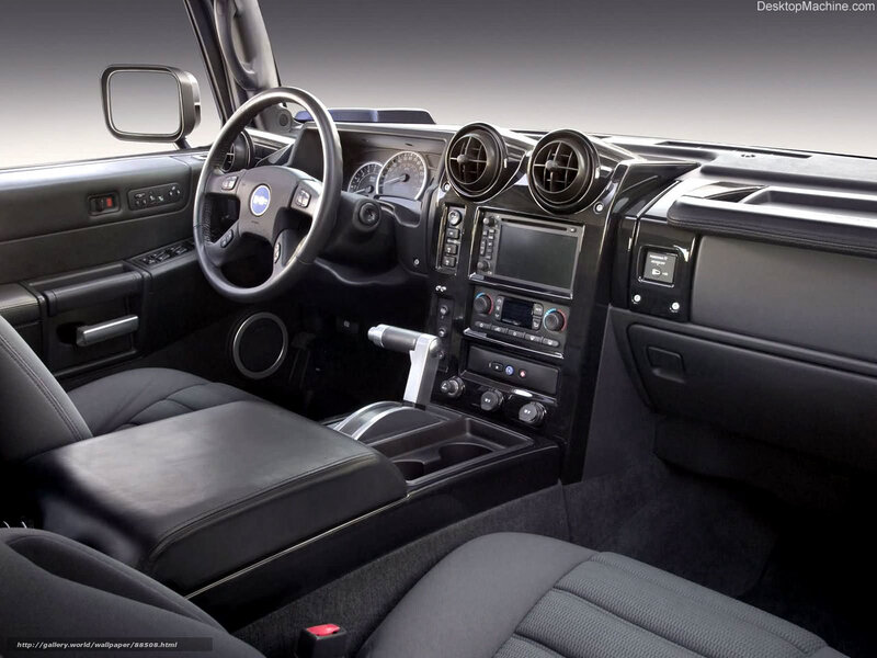Hummer H2 interior dashboard