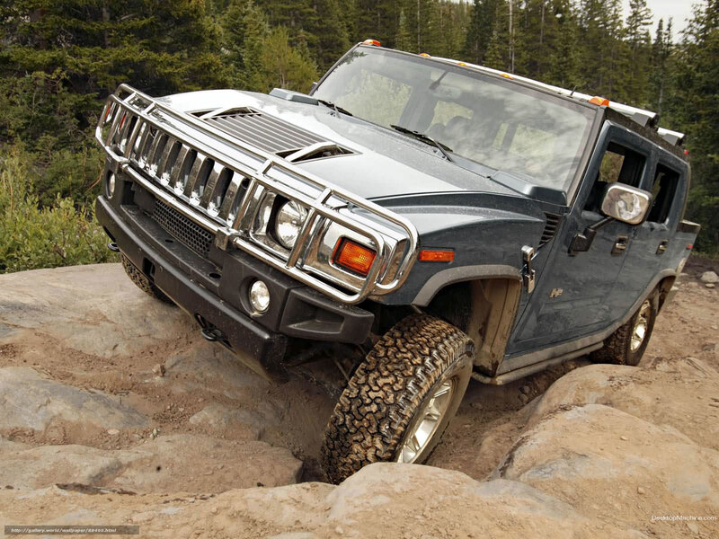 Hummer H2 Suv — Gray, Adventurous
