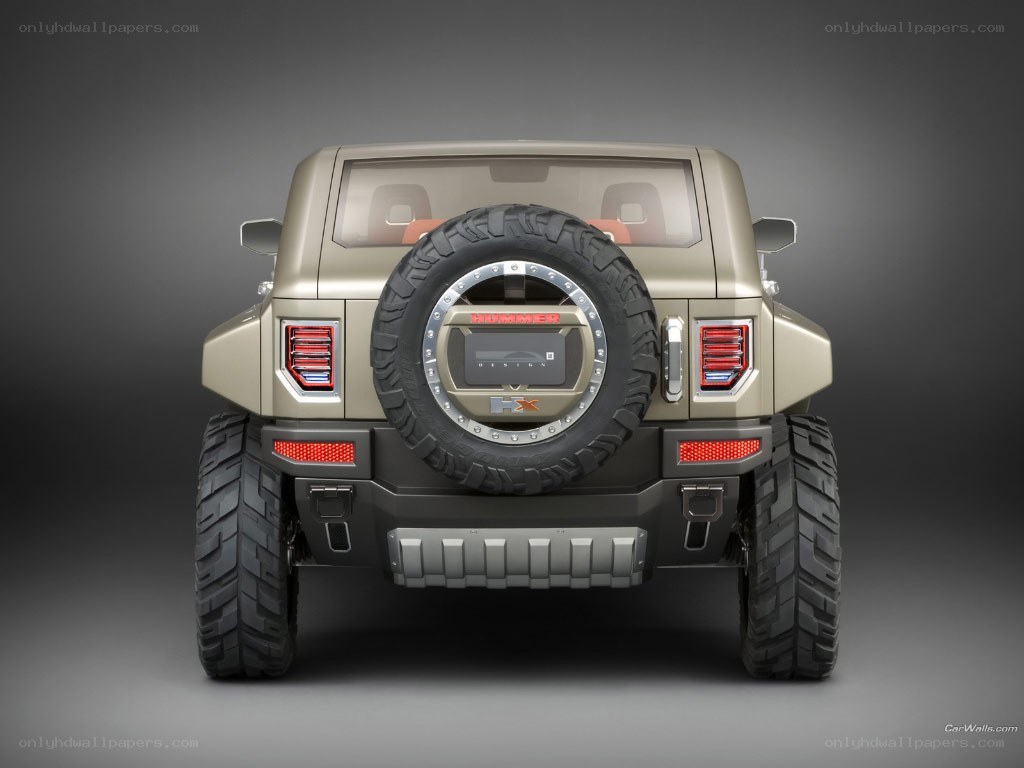 Hummer HX concept rear view