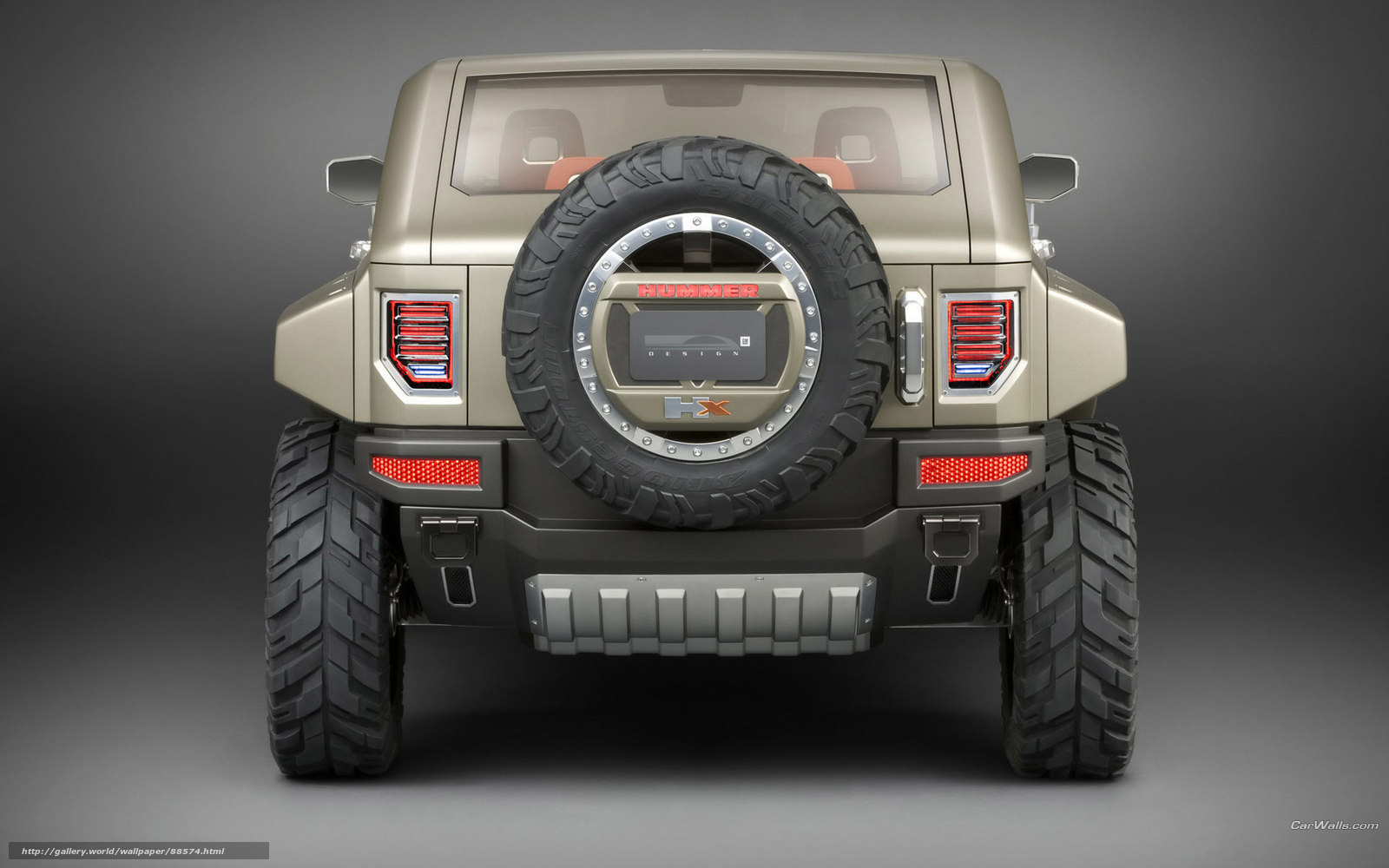 Hummer HX Concept rear view