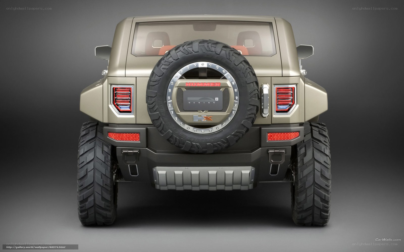 Hummer HX Concept rear view