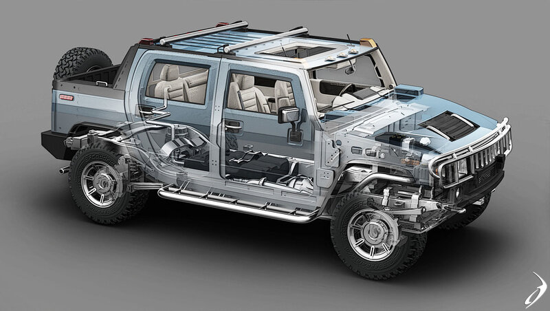 Hummer HX concept vehicle