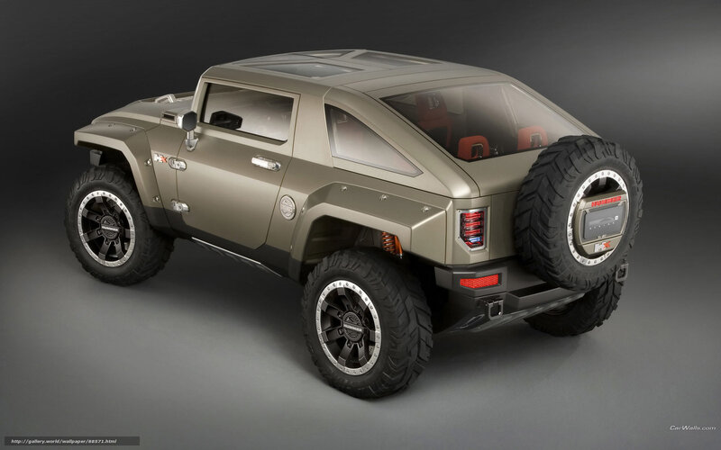 Hummer HX Concept Vehicle — Gray