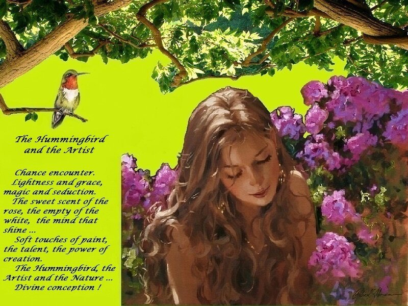 Hummingbird and the Artist
