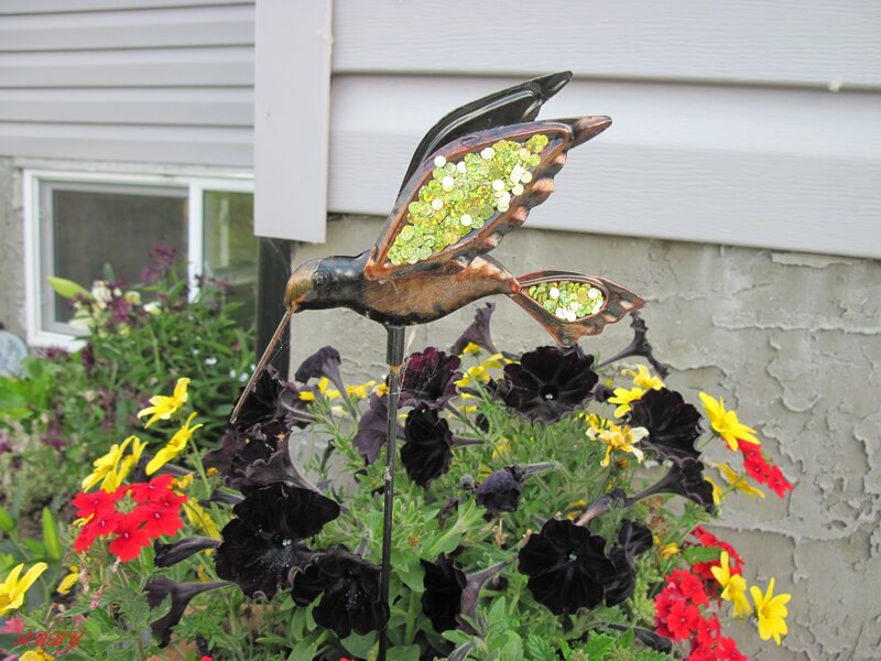 Hummingbird Garden Ornament