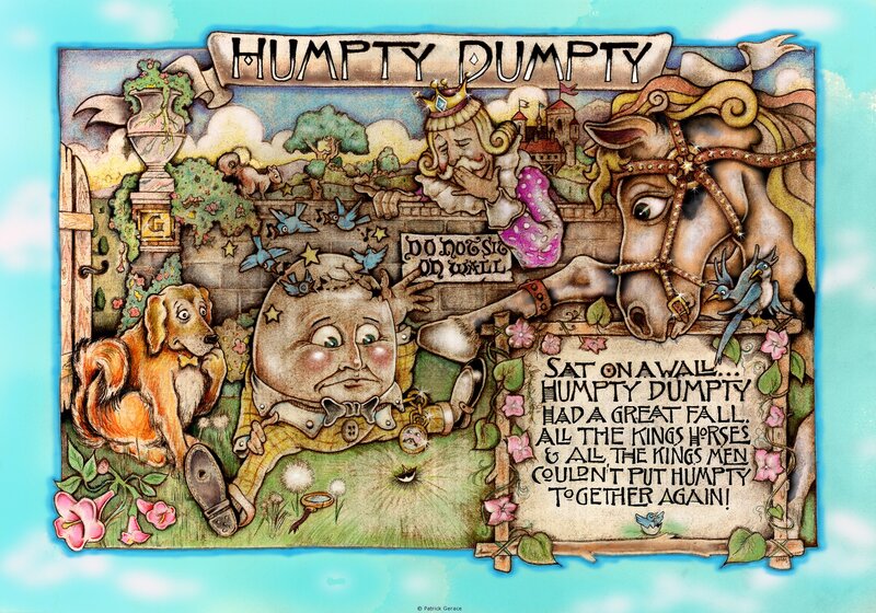 Humpty Dumpty Illustration