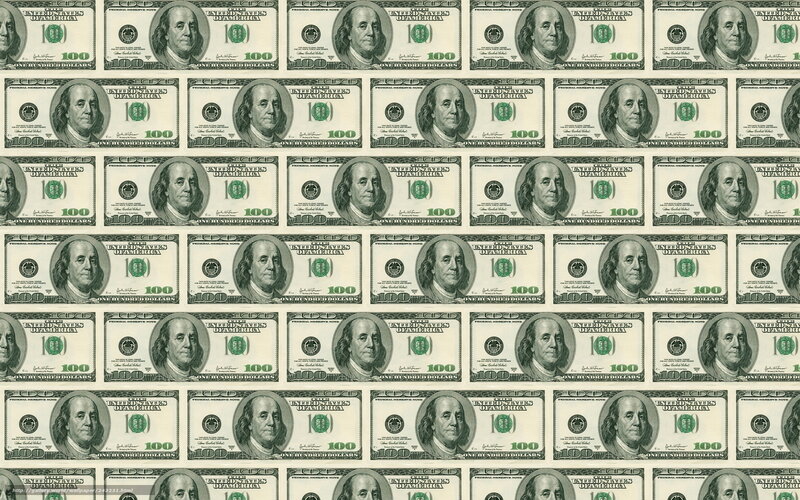 hundred dollar bill pattern