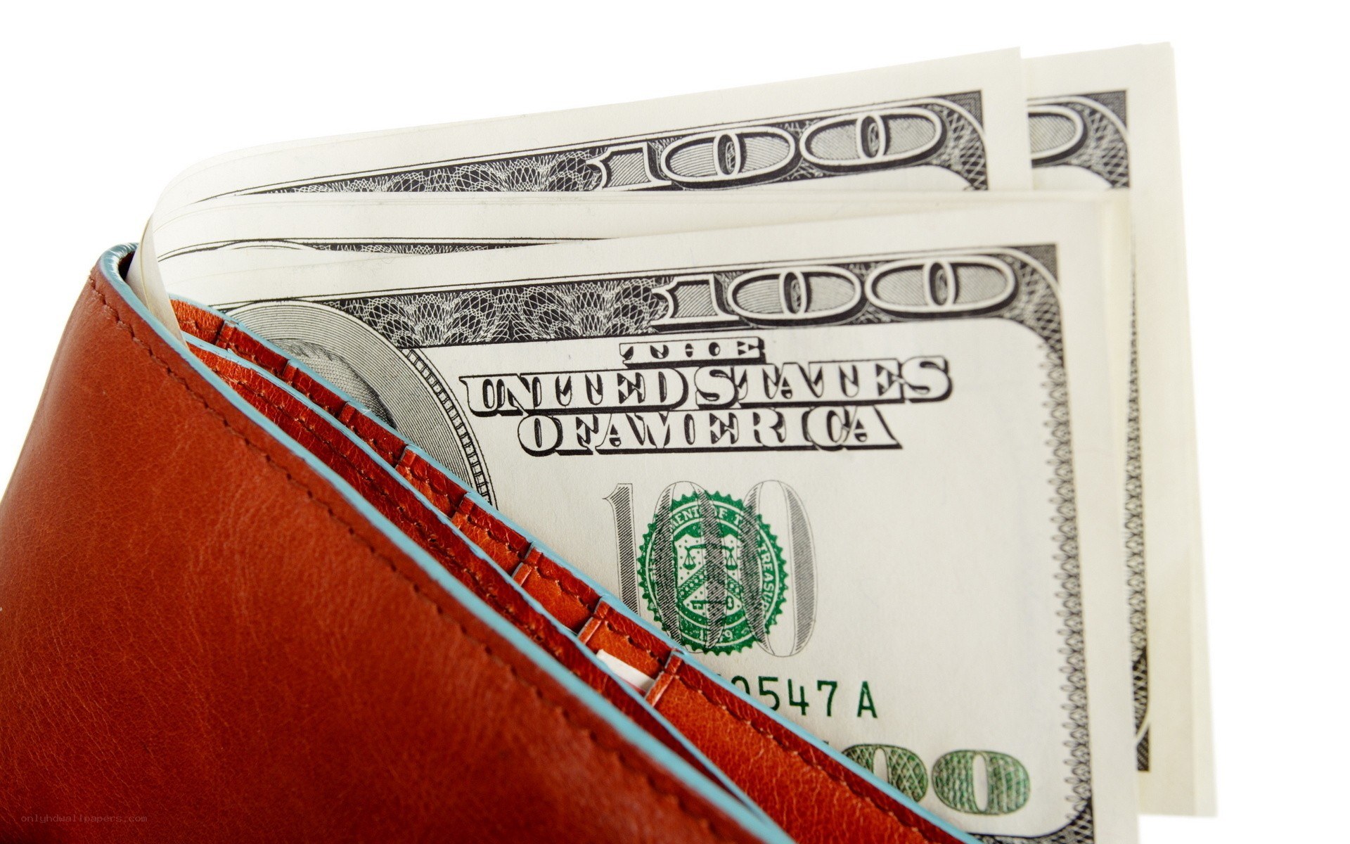 hundred dollar bills in wallet