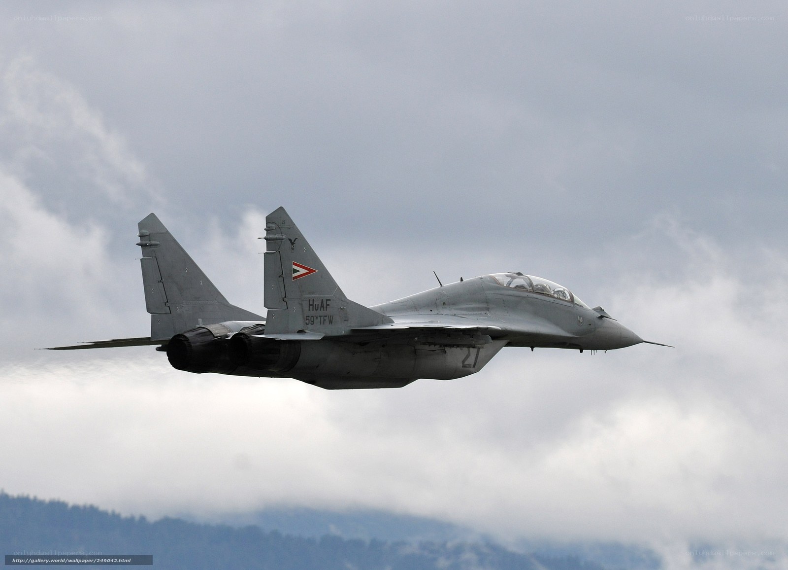 Hungarian MiG-29 in flight