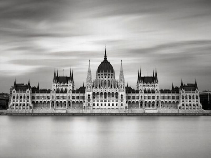 Hungarian Parliament Building — Black