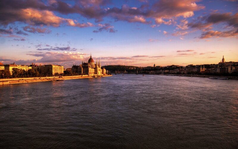 Hungarian Parliament Building — Blue