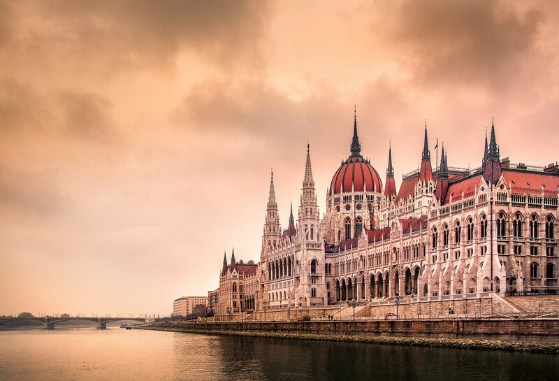 Hungarian Parliament Building — Orange