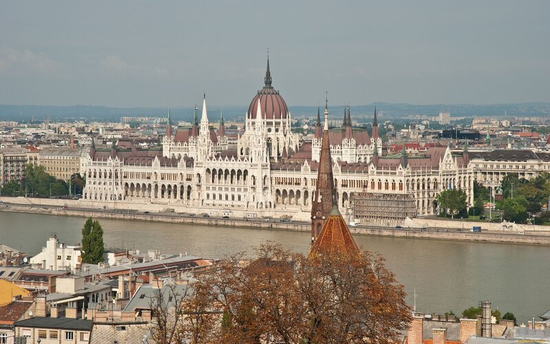 Hungarian Parliament Building — White