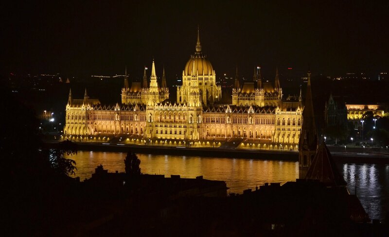 Hungarian Parliament Building — Yellow