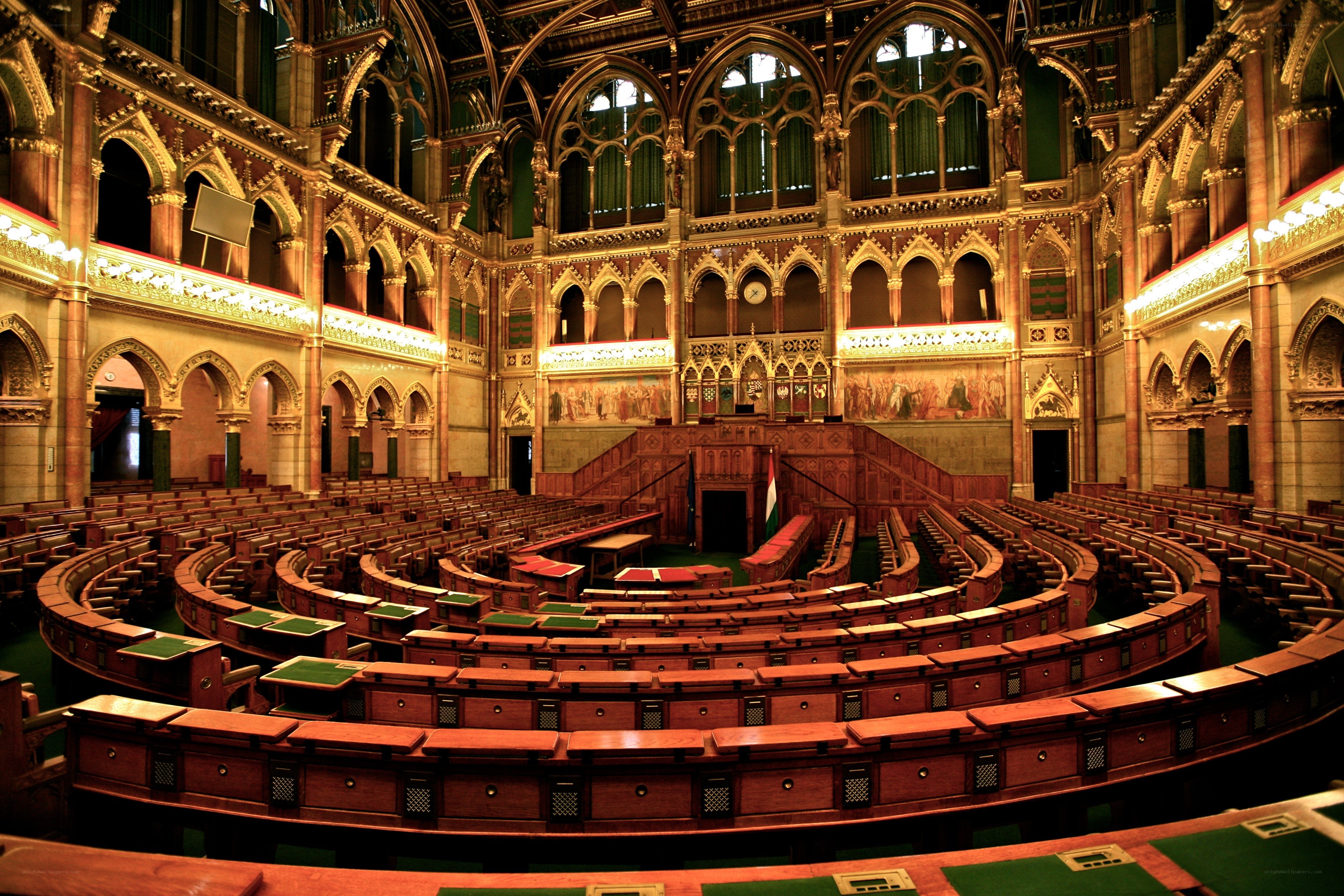 Hungarian Parliament Chamber