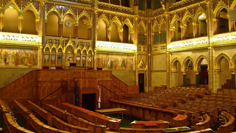 Hungarian Parliament interior