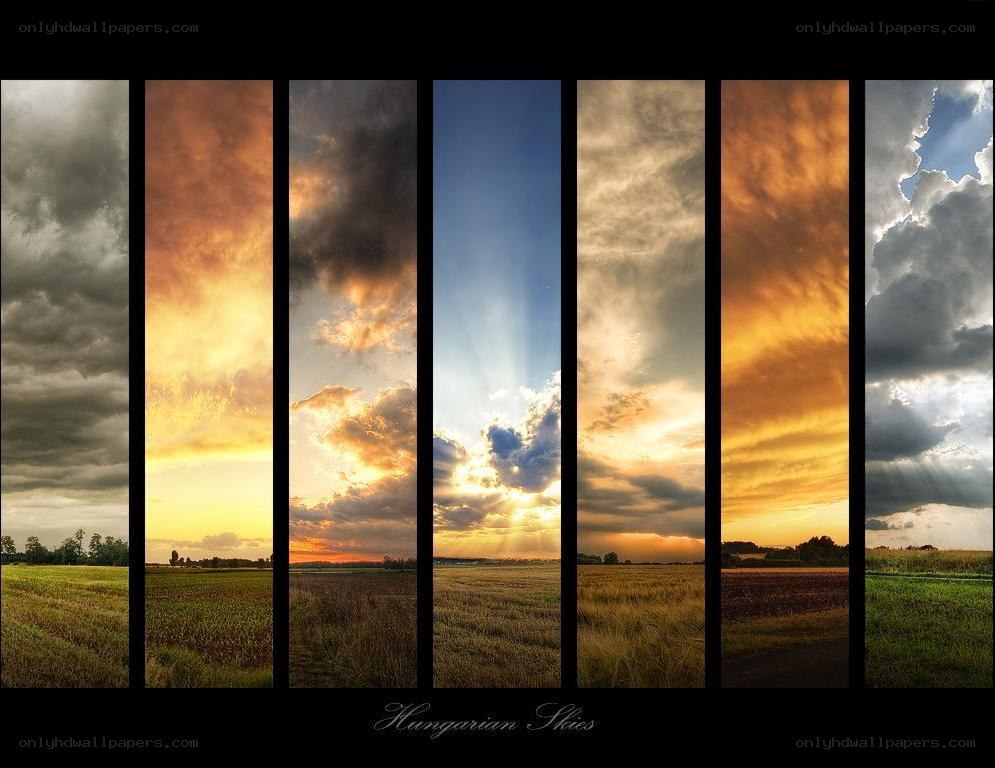 Hungarian Skies Panorama