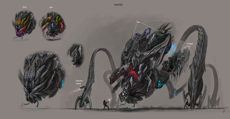 Hunter concept art