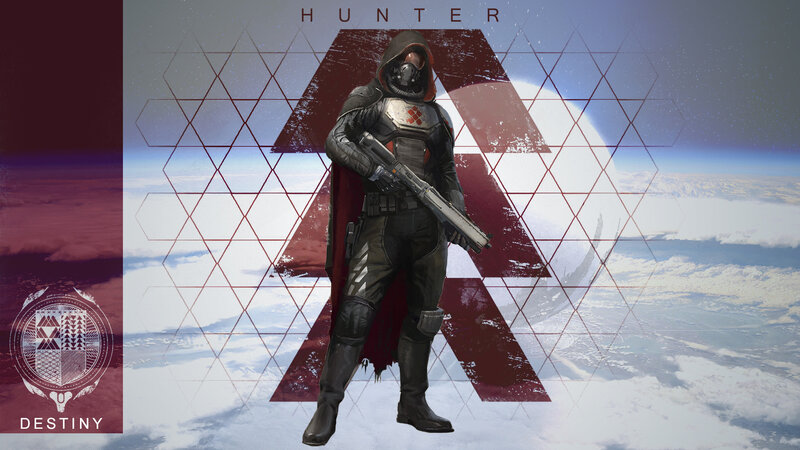 Hunter in Dark Armor