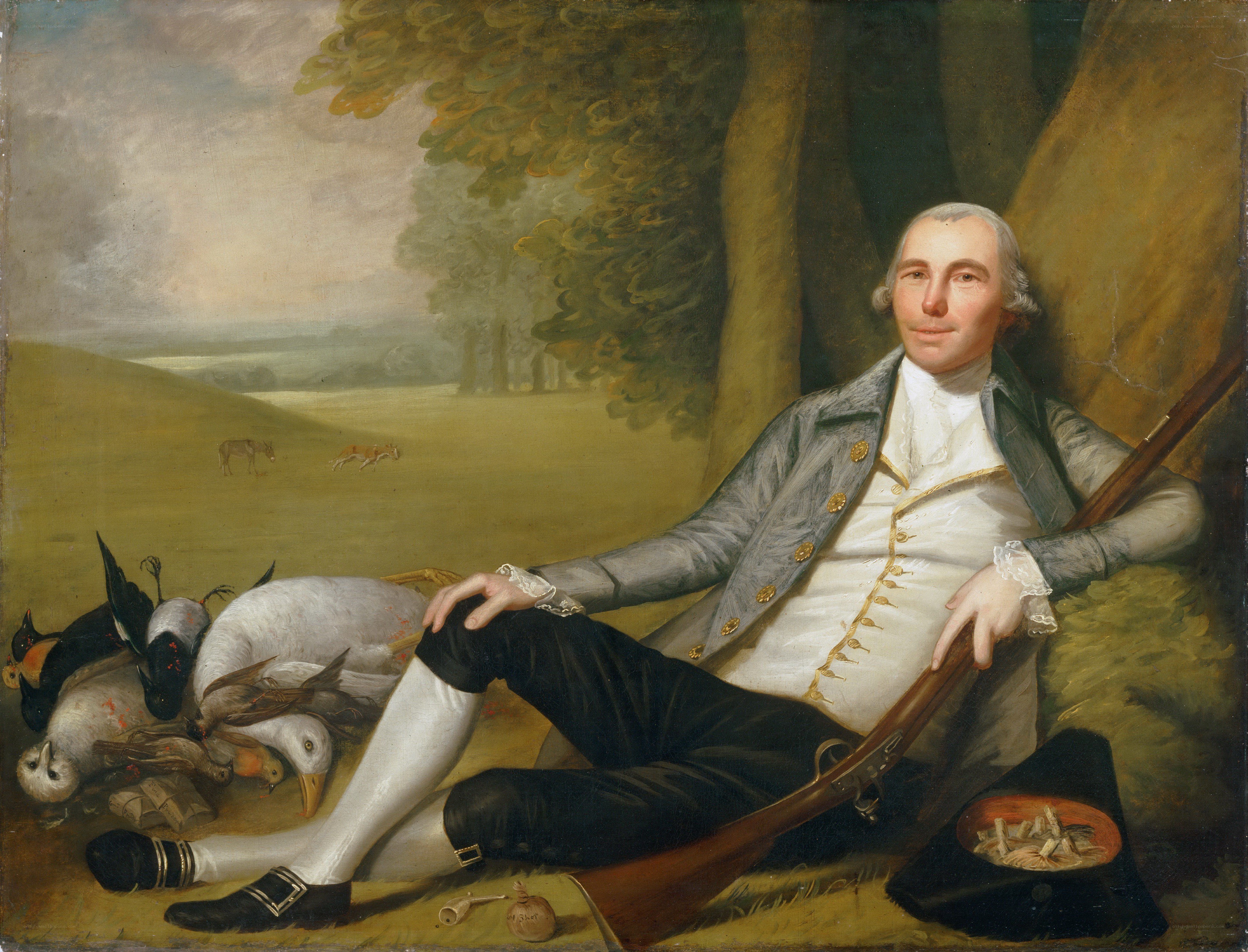 Hunter with Game