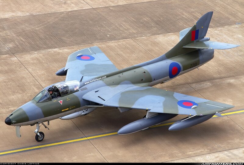 Hunting Aircraft on Tarmac