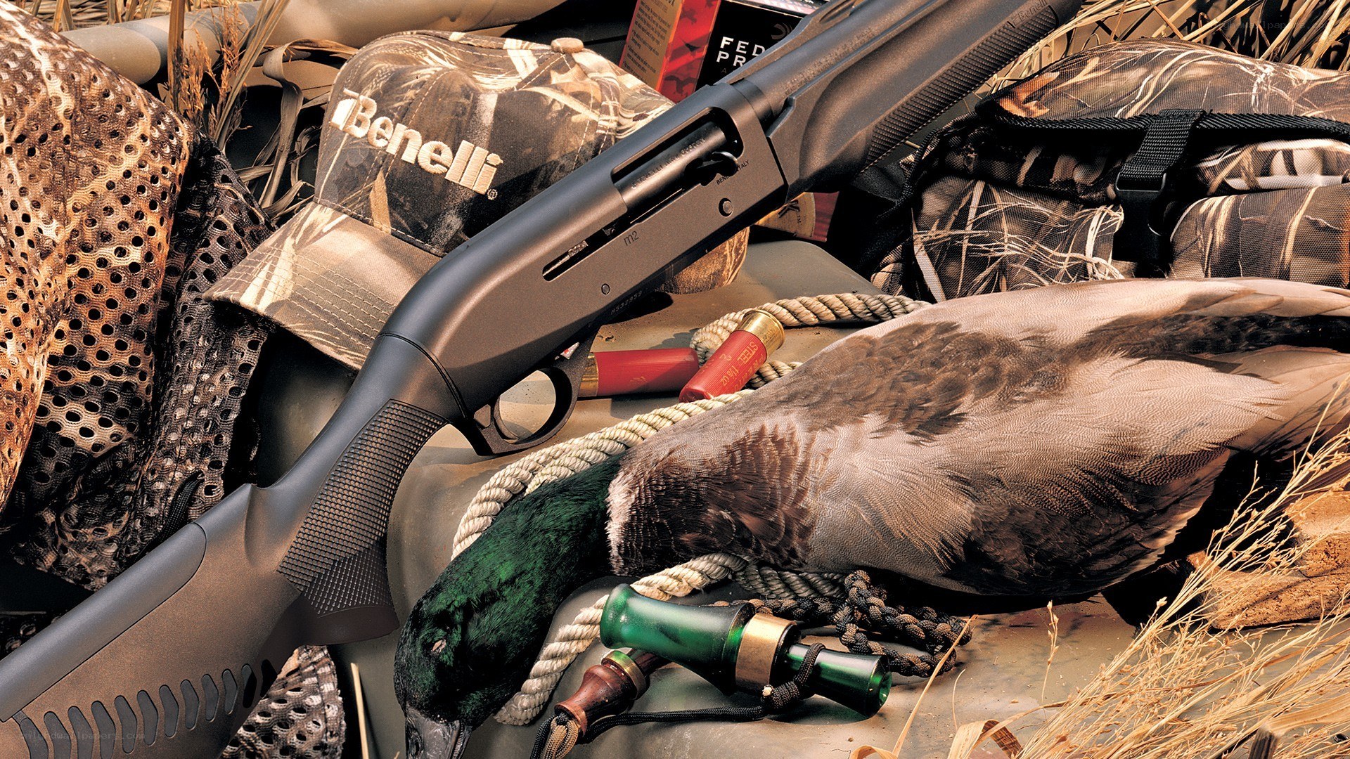 Hunting gear with duck