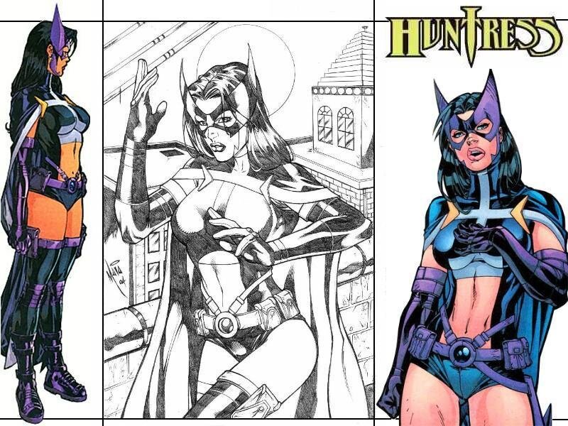 Huntress character designs
