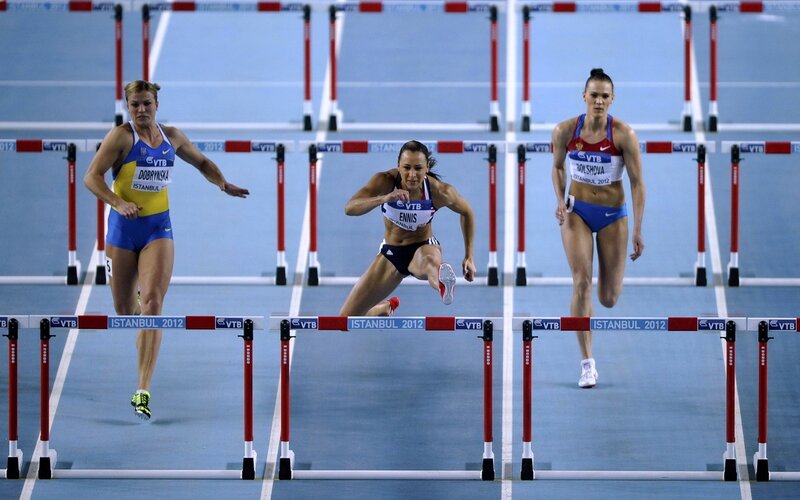 Hurdle race at Istanbul 2012