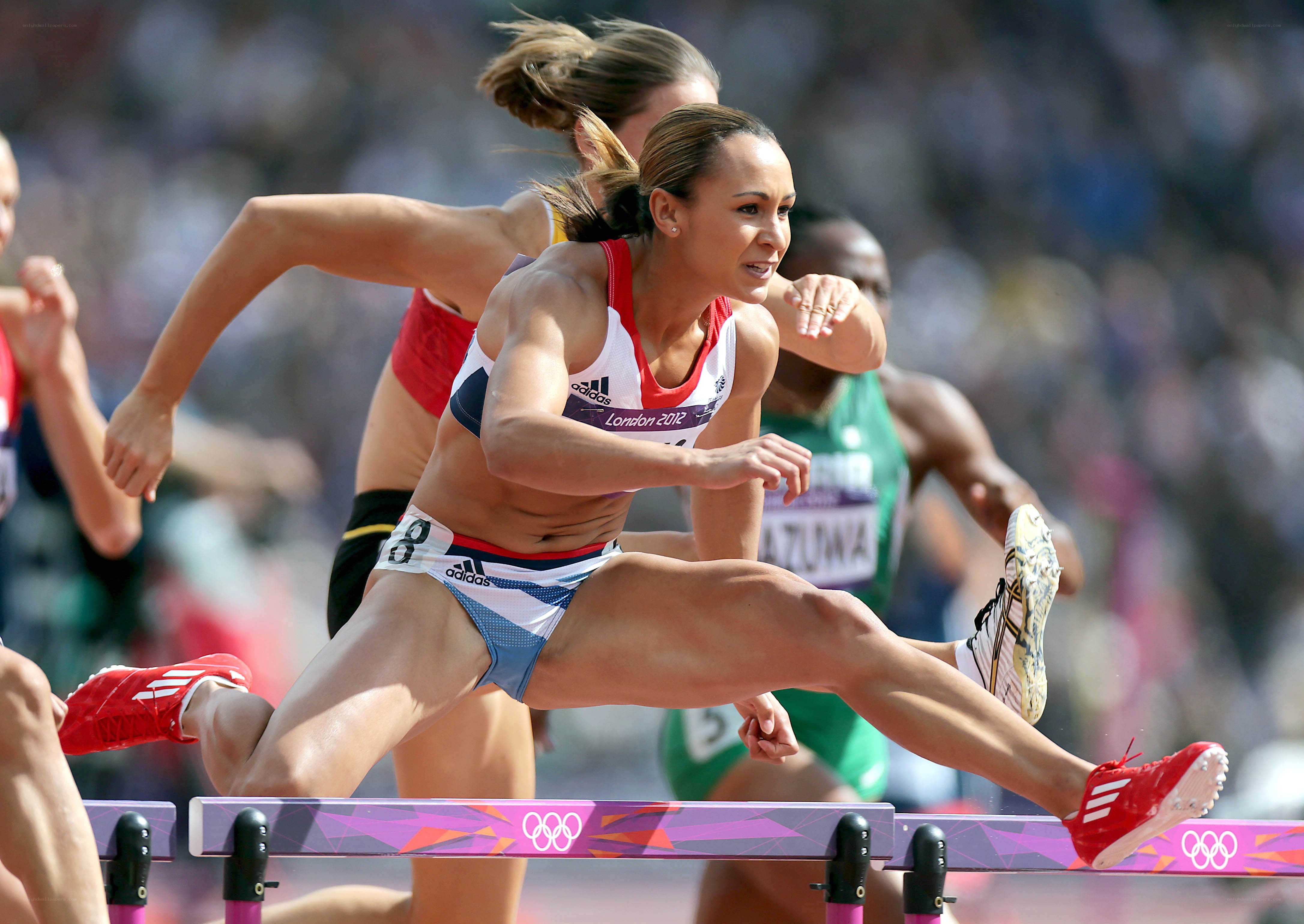 Hurdler in action at London 2012