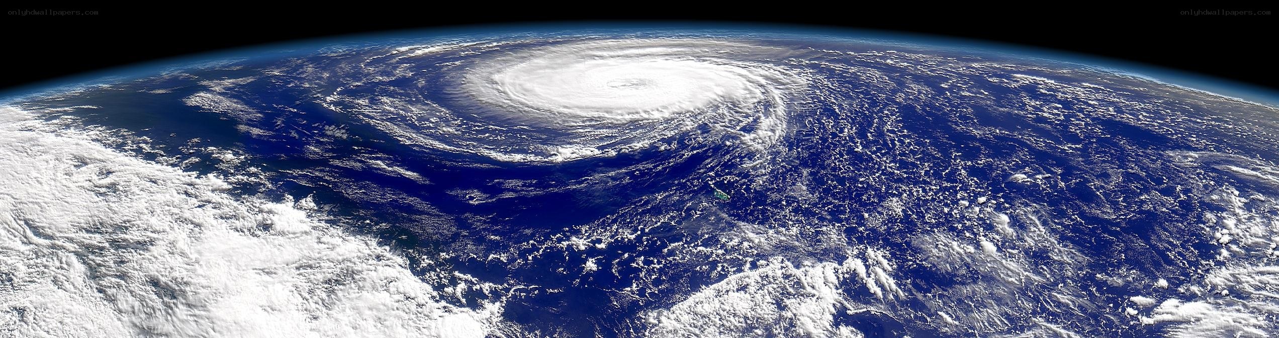 Hurricane from space